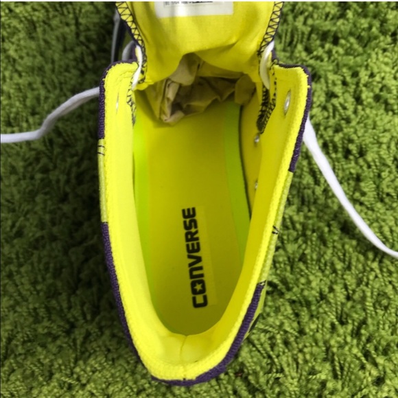 Conv&Dinosaur Jr. CT PRO Hi Eggplant/Yell M AUTHEN - Picture 7 of 8